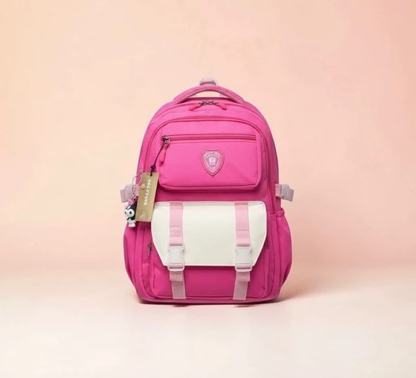 Elegance 0120 Pembe Kore Tarzı Unisex İlkokul Çocuk Sırt Çantası ürün görseli 1