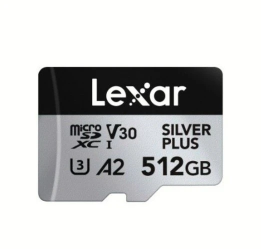 Lexar 512gb High-Performance Silver Plus microSDXC UHS-I ürün görseli 1