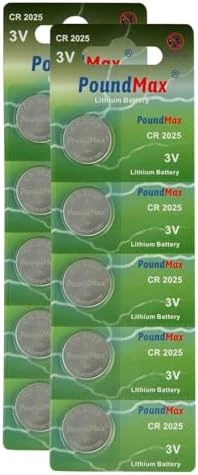 10 x PoundMax CR2025,MP058 Düğme Pil ürün görseli 1
