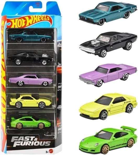 Hot Wheels Araba Seti Fast & Furıous - JBJ80 ürün görseli 1