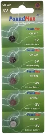 PoundMax lityum CR927 düğme piller, 3V | 1x 5-pack ürün görseli 1