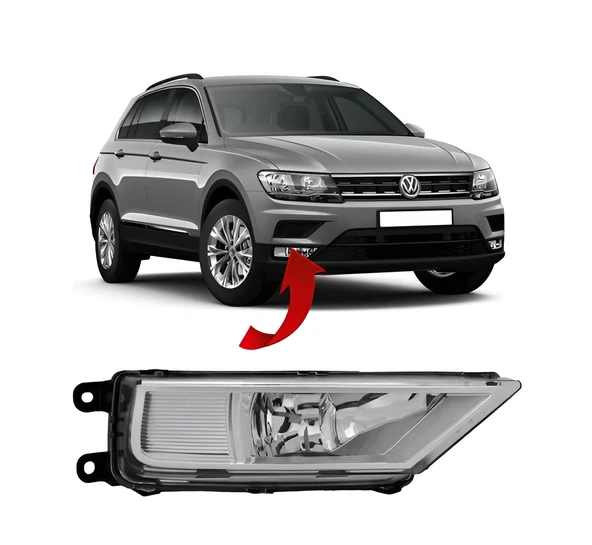 Vw Tiguan 2015-2020 Sağ Sis Farı 5NA941700A ürün görseli 1