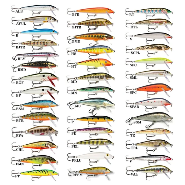 Rapala Countdown 110mm Trolling Sırtı Yem ürün görseli 1