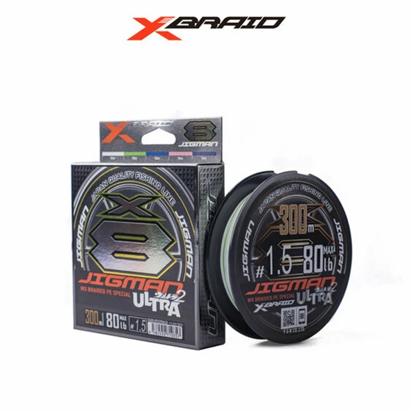 YGK X-Braid Jigman Ultra 8x 300m Multicolor İp Misina ürün görseli 1