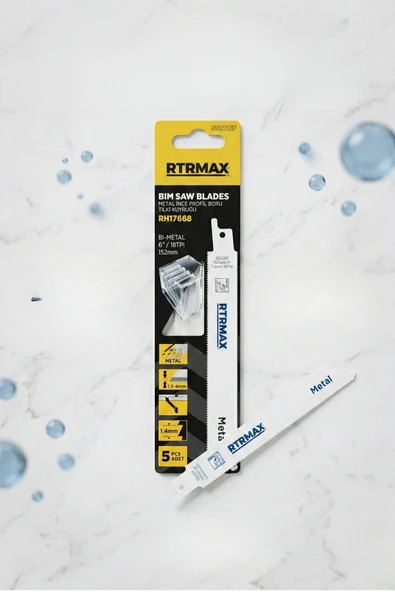 RH17668 Metal İnce Profil ve Boru Tilki Kuyruğu Testere Ağzı 152 mm ürün görseli 1