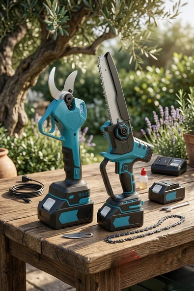 Mur-Cell A Plus 21V 3Ah 50mm Akülü Testere Ve Makası 2'li Set ürün görseli 1