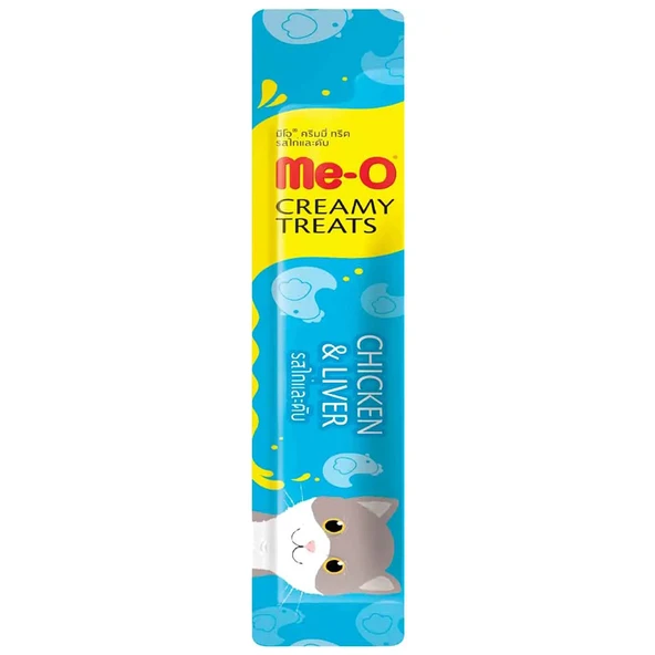Me-O Creamy Tavuklu Ciğerli Kedi Krema 15 Gr ürün görseli 1