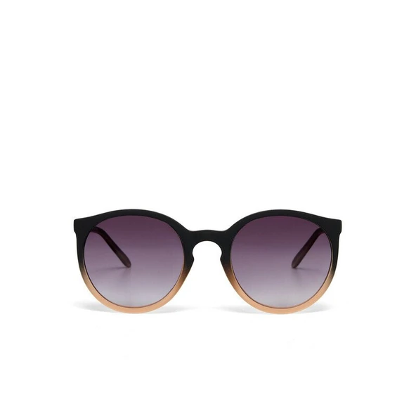 Okkia Berlino Unisex Güneş GözlüğüSiyah - Pudra/ Lens: Siyah gradyan ürün görseli 1