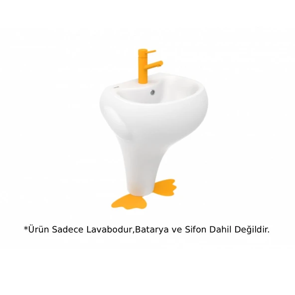 Creavit DC052 Ducky Lavabo Beyaz 52 cm ürün görseli 1