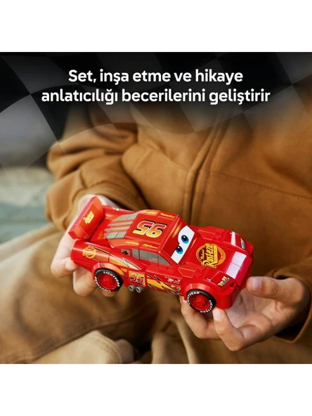 Speed Champions Şimşek McQueen 77255 T01077255, one size - Resim 7