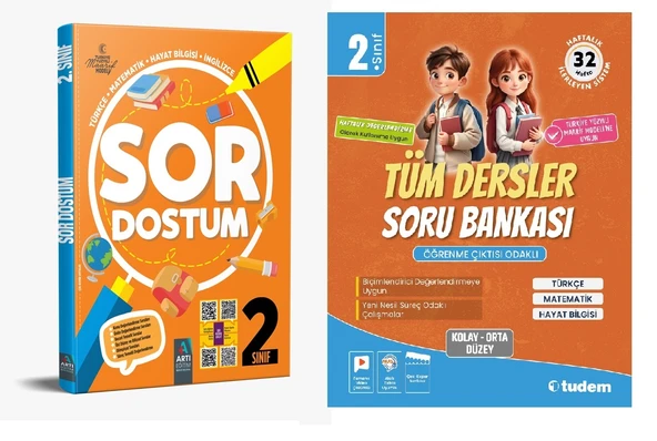 Tudem Artı Eğitim 2. Sınıf Soru Bankası Seti ürün görseli 1