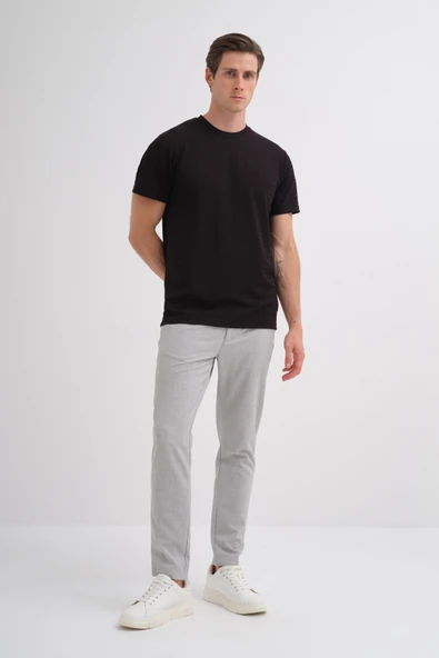 Cazador Bisiklet Yaka Erkek Siyah T-shirt 40470 ürün görseli 1