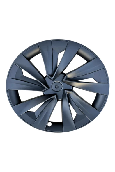 Red Lion parts Tesla Model Y Juniper (2025+) Uyumlu 19 İnç New Star / Cyber Stil Jant Kapağı Seti - Mat Siyah ürün görseli 1