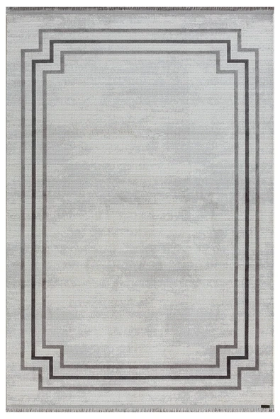 Trend 2803 Gri Salon, Mutfak, Yatak Odası Halısı - Makinede Yıkanabilir 120 X 180 GRI ürün görseli 1
