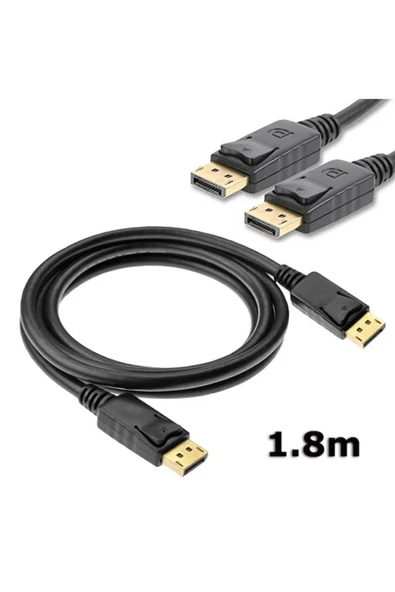 Displayport To Displayport Kablosu DP to DP Bağlantı Kablosu 1.8M ürün görseli 1
