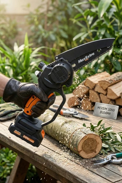 MX8006 20 Volt 2.0 Amper 15 cm Palalı Akülü Budama Testeresi ürün görseli 1