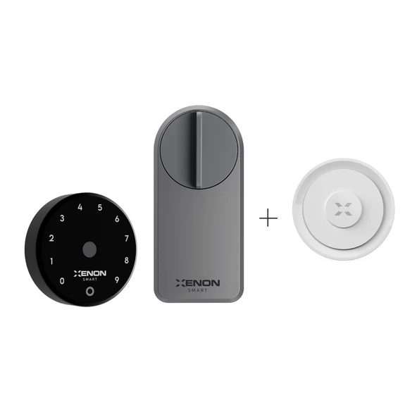 Xenon Smart Akıllı Kapı Kilidi ve Zigbee Gateway Hub 3.0 2li Set, Parmak İzi, Wifi, Mobil Kontrol, Sesli Komut ürün görseli 1