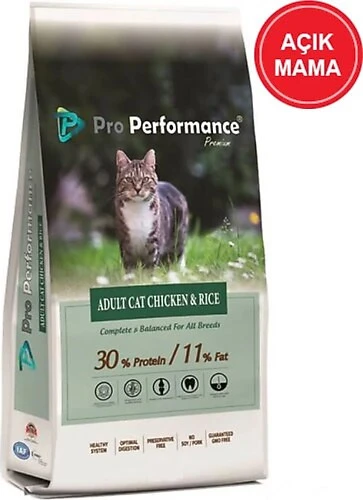 Pro Performance Tavuk Etli ve Pirinçli 2 kg Yetişkin Kedi Maması - Açık Paket ürün görseli 1