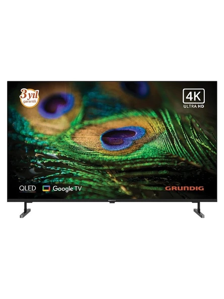 Grundig 55GQ750A 55'' 139 Ekran Uydu Alıcılı 4K Ultra HD Google Smart QLED TV ürün görseli 1