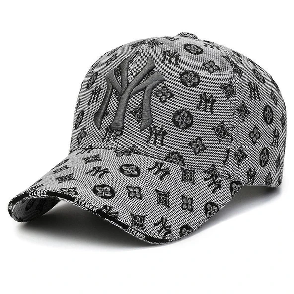 Valkyrie Desenli Nakışlı Erkek Şapka Ayarlanabilir Unisex Baseball Cap Günlük Spor Şapka Gri ürün görseli 1
