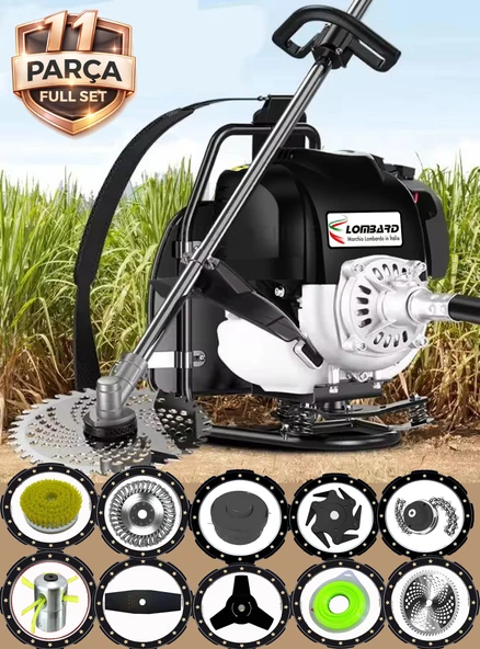 Cros Lombard IItaly VENEZIA V-TEC 800 Sırt Tipi Benzinli Ot Çalı Çim Biçme Tırpanı+ Tam Bahçe Setli Hali Yıkamalı ürün görseli 1