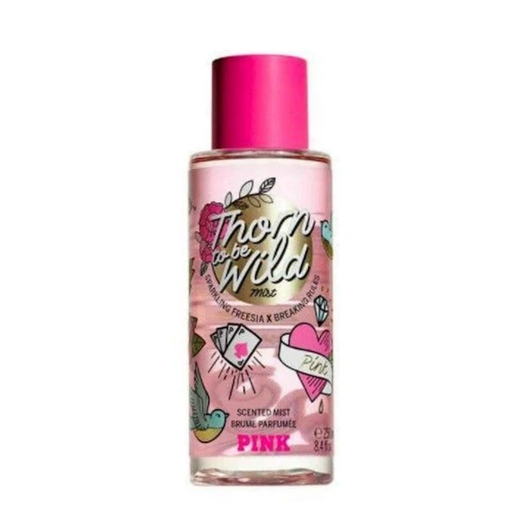 Victoria's Secret Pink Thorn To Be Wild Scented Mist 250 ml Kadın Vücut Spreyi ürün görseli 1