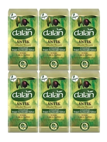Dalan Antik Zeytinyağlı El Yapımı Doğal Sabun 900 Gr X 6 Adet ürün görseli 1