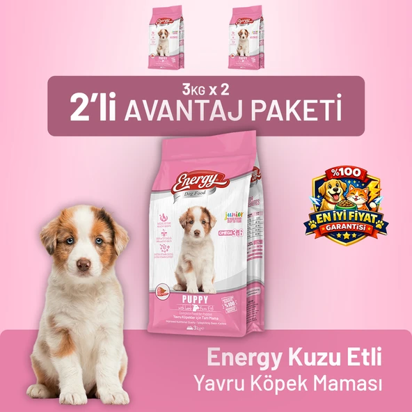 Kuzu Etli Yavru Köpek Maması 3 kg - 4 Adet ürün görseli 1