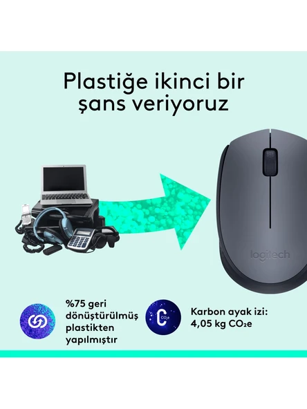 Logitech M170 Kablosuz Mouse - Resim 5