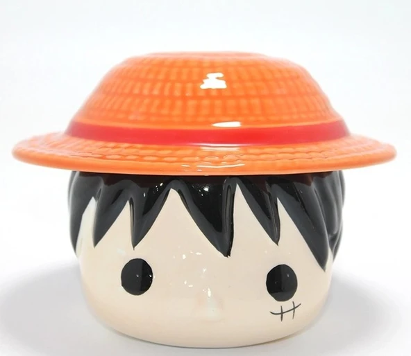 3d Kapaklı One Piece Luffy Kupa Bardak Alk4514 ürün görseli 1