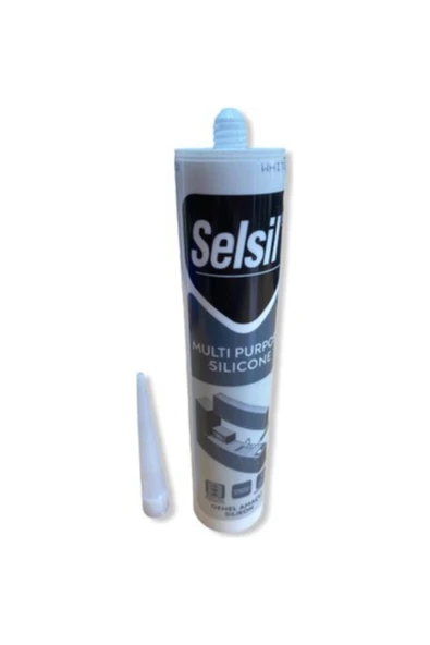 Selsil Silikon Genel Amaçlı Su Gecırmez 280 gr (Şeffaf) ürün görseli 1