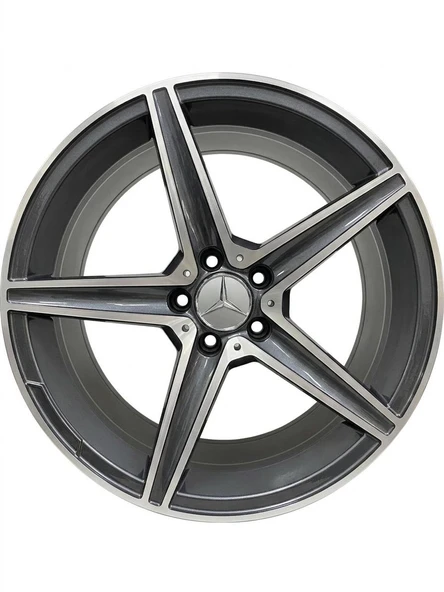 5X112X19 8.0/9.0 66.6 ET35/ET40 GUN METAL DIAMOND ON ARKA SET FD (4 ADET) ürün görseli 1