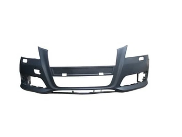 Audi A3 2009-2012 Ön Tampon Gri (Sis - Panjur Delikli - Sensör Deliksiz - Far Yıkama (Tw) (Adet) (Oem No:8P0807105Fgru) ürün görseli 1