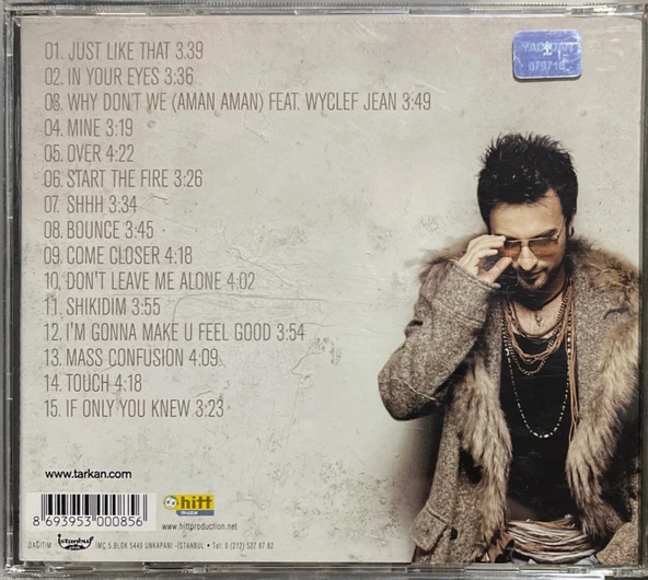 PTTAVM: (Plak Değildir CD dir) CD Tarkan Come Closer CD