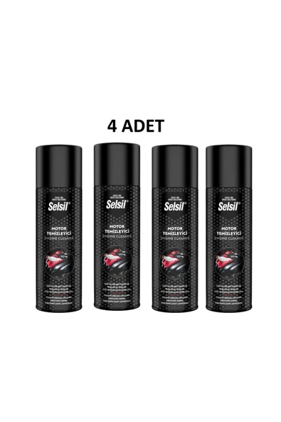 Selsil Susuz Motor Temizleme Spreyi 500ml 4 Adet ürün görseli 1