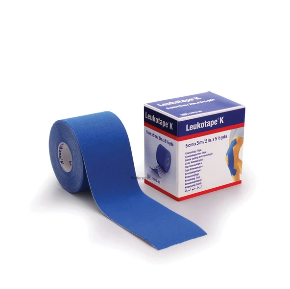 Leukotape K 5cm x 5m Bsn Kinesiotape Mavi ürün görseli 1