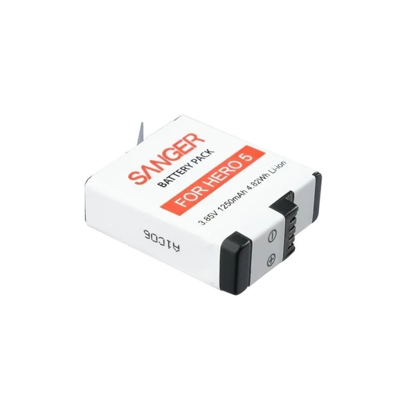 Sanger AHDBT-501 Gopro Hero 5 6 7 Black Batarya ürün görseli 1
