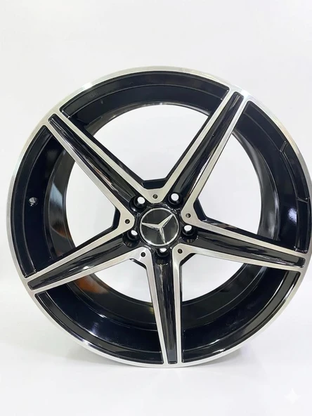 5X112X19 8.0/9.0 66.6 ET35/ET40 GLOSS BLACK DIAMOND ON ARKA SET FD (4 ADET) ürün görseli 1