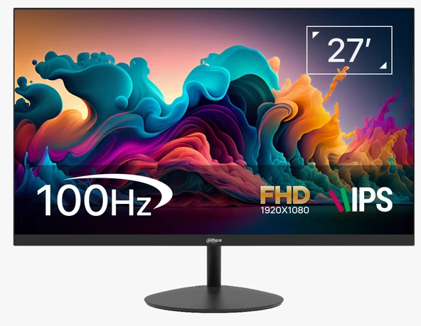 Dahua 27" LM27-A201Y 100Hz IPS HDMI, VGA 5ms FHD Monitör ürün görseli 1
