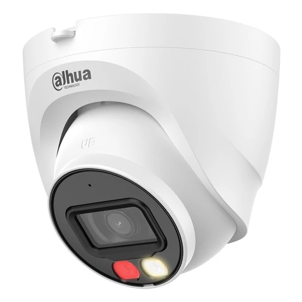 Dahua IPC-HDW1249T-S-IL-0280B 2MP 2.8MM DualLight Sesli IP Dome Kamera ürün görseli 1