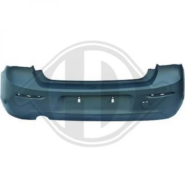 Bmw 1 Serisi 2015-2018 Arka Tampon Siyah (Sensör Deliksiz) (Adet) (Oem No:51127429769) ürün görseli 1