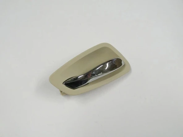 Bmw 3 Serisi Coupe 2005-2011 Ön Kapı İç Açma Kolu Sol Bej (Elceği Nikelajlı) (Hushan) (Oem No: 51216975499) ürün görseli 1