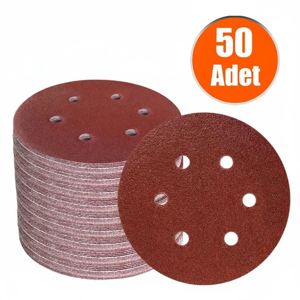 230mm. 60 KUM 8 DELİK ALÇI - ZÜRAFA CIRT ZIMPARA NK 50 ADET ürün görseli 1