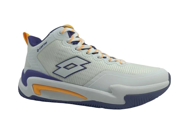 Bağcıklı Erkek Sneaker Ayakkabı Beyaz-Mor 88 JAX ürün görseli 1
