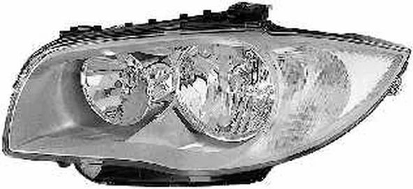 Bmw 1 Serisi 2005-2007 Far Sağ (Oem No:63126924486) ürün görseli 1