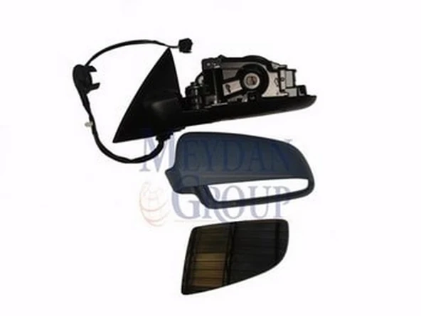 Audi A6 2005-2009 Kapı Aynası Sol Elektrikli - Isıtmalı - Gri Kapaklı 5 Fiş Li (Tw) (Adet) (Oem No:4X558531J01C) ürün görseli 1