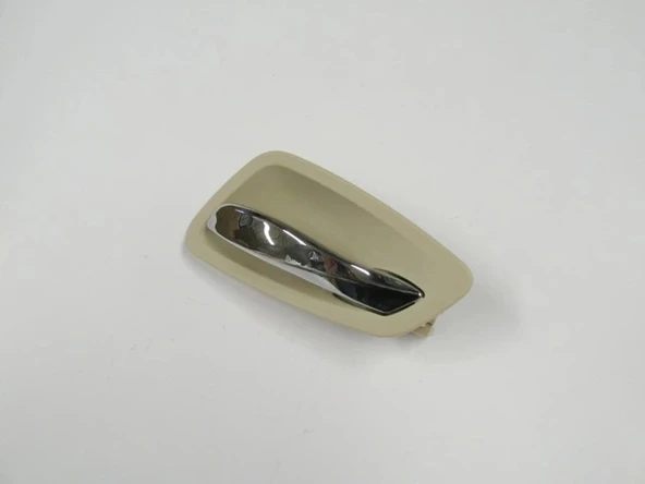 Bmw 3 Serisi Coupe 2005-2011 Ön Kapı İç Açma Kolu Sağ Bej (Elceği Nikelajlı) (Hushan) (Oem No: 51216975500) ürün görseli 1