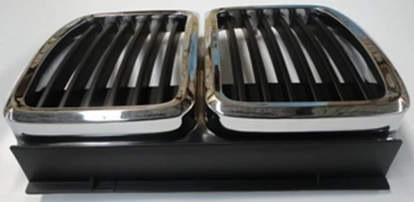 Bmw 3 Serisi 1984-1991 Ön Panjur Orta Nikelajlı - Siyah (Tw) (Adet) (Oem No:51131884350) ürün görseli 1
