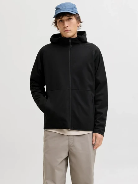 Jack Jones Base Fermuarlı Kapüşonlu Relax Fit Erkek Sweat 12289209 ürün görseli 1
