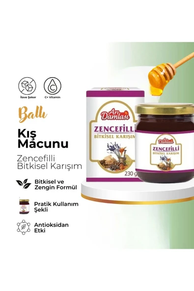 Zencefilli Ballı Kış Macunu 230 GR ürün görseli 1